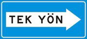 Tek Yönlü Yol Levhası